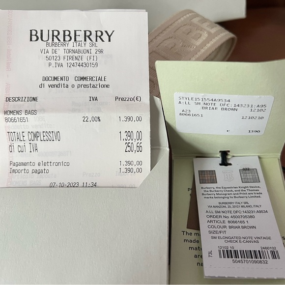 Burberry Top Handle Note Bag - Picture 13 of 13